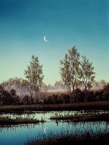 Blue Morning Pasture 16x12 $1200 at Hunter Wolff Gallery